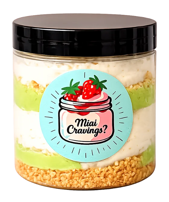 Key lime cheesecake jar
